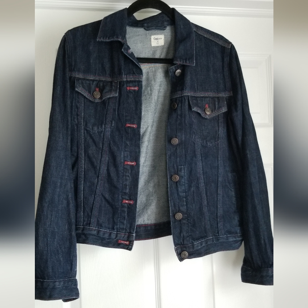 Gap Women's Denim jacket, dark wash